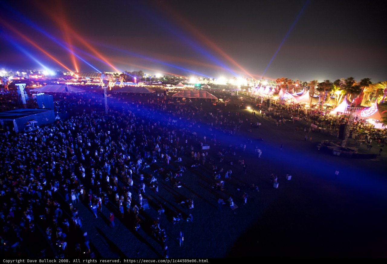 Nighttime Music Madness at Coachella