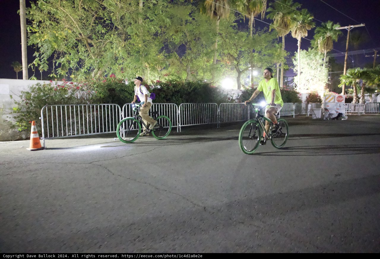 Midnight Riders: Cycling Past Midnight at Coachella 2024