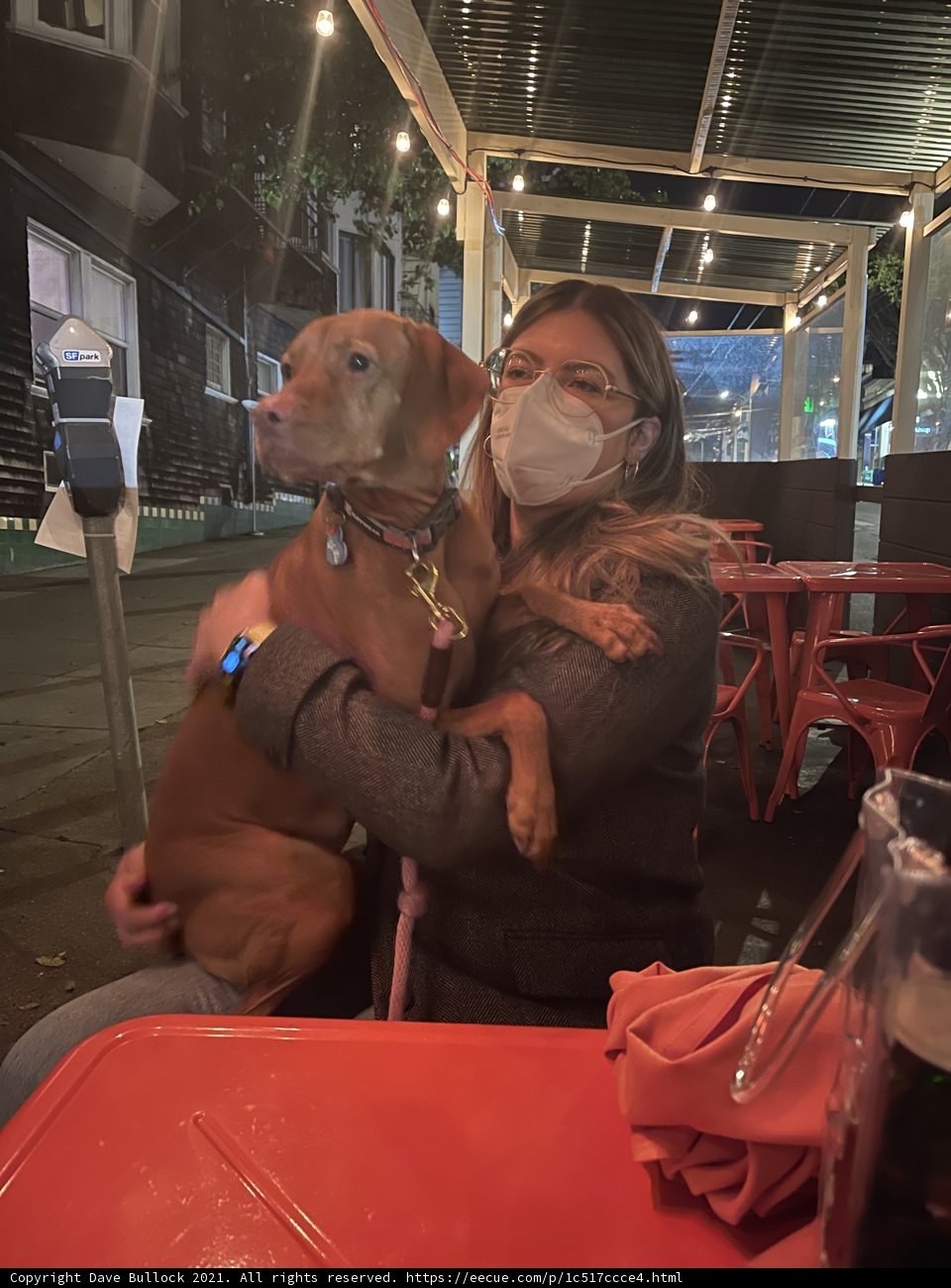 Masked Woman in San Francisco