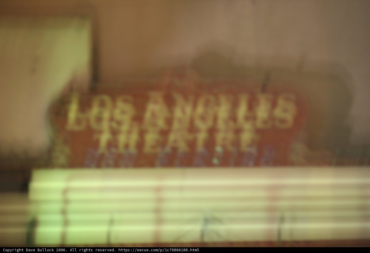 The Iconic Los Angeles Theater Sign