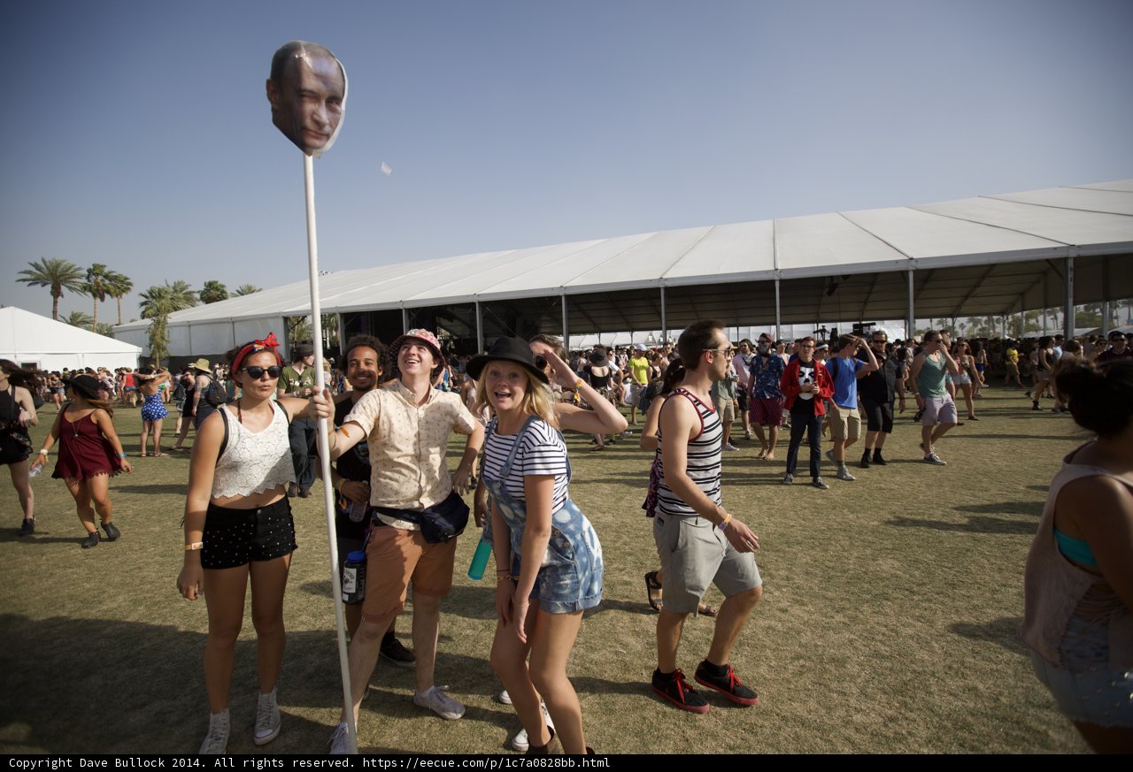 Giant Head Spectacle at Coachella
