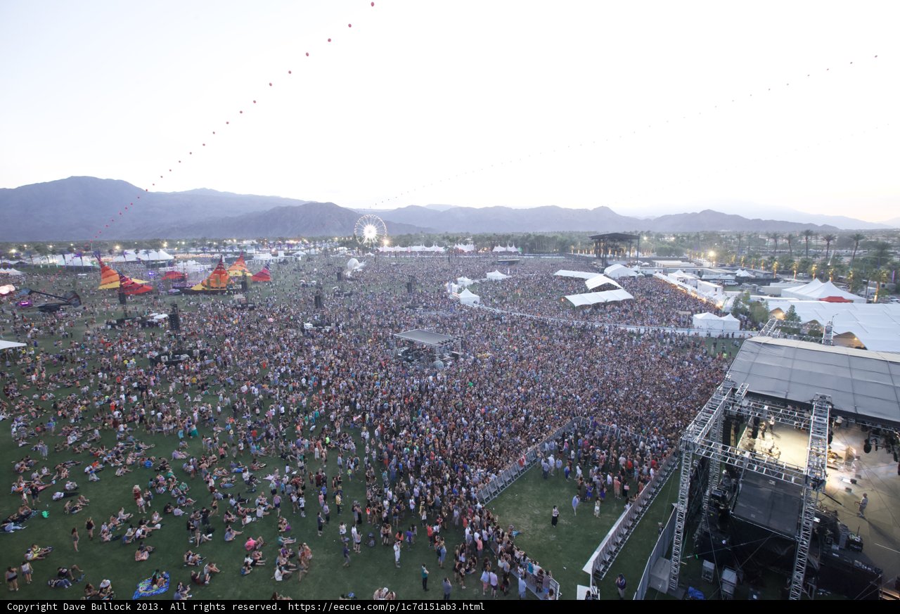 Coachella Concert Crowd
