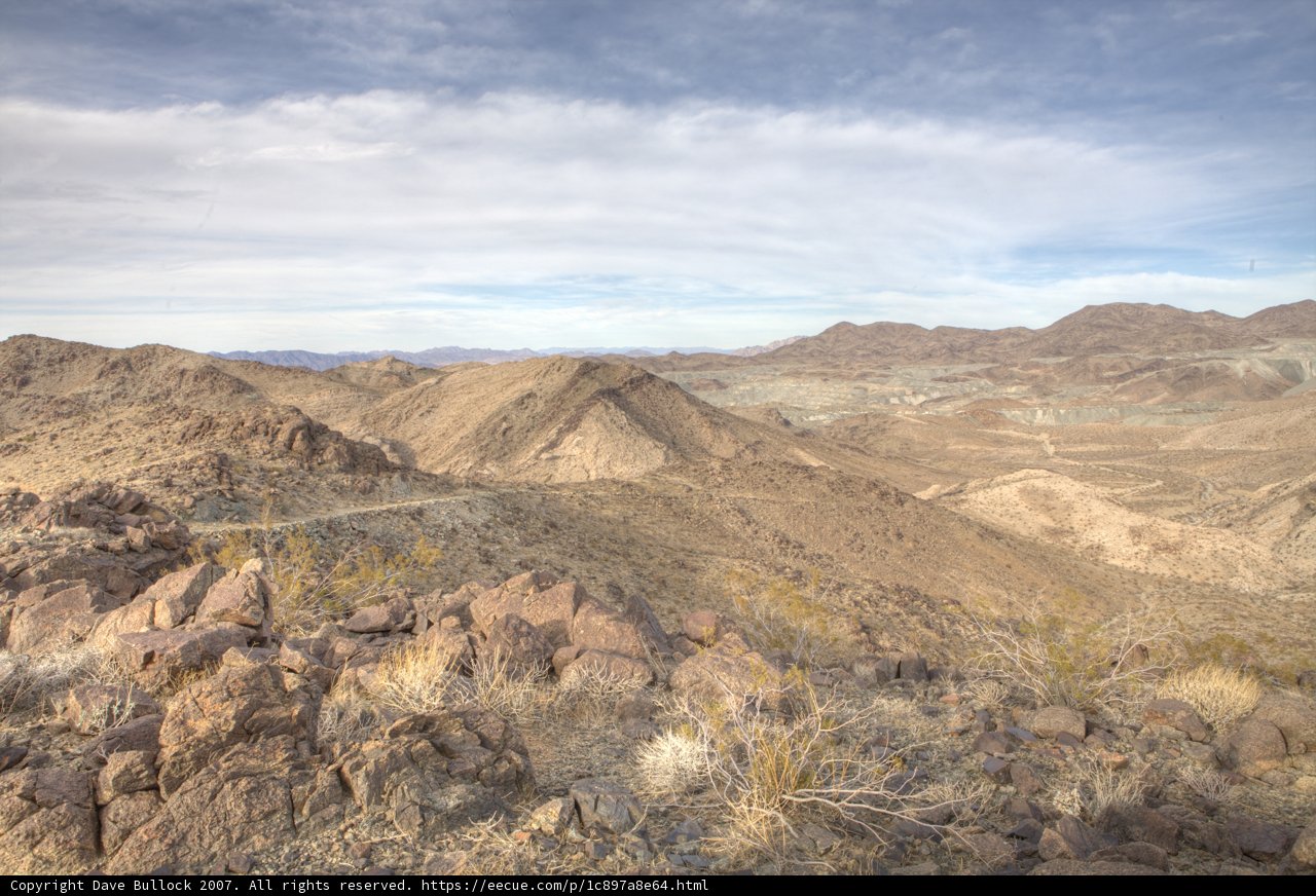 A Scenic View of the Desert Plateau