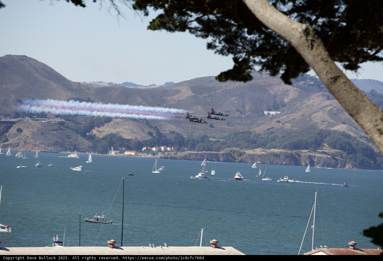 Fleet Week Air Show Spectacle at San Francisco Bay