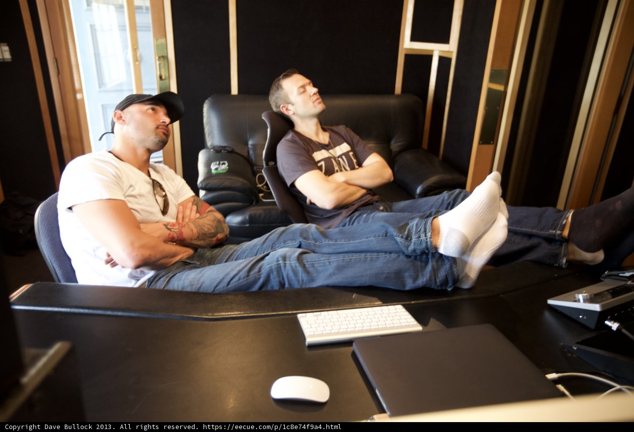 Recording Session on the Couch