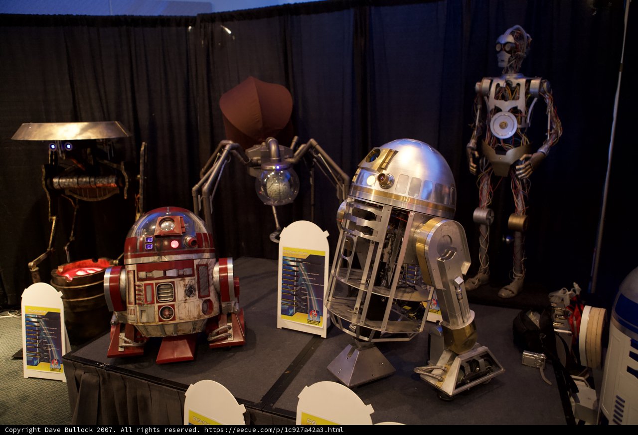 Astounding display of Star Wars robots