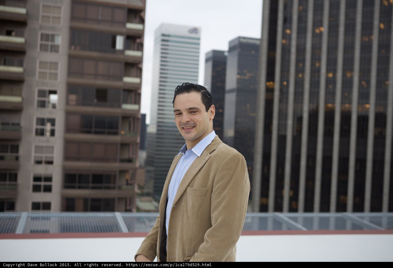 The Businessman's Rooftop View