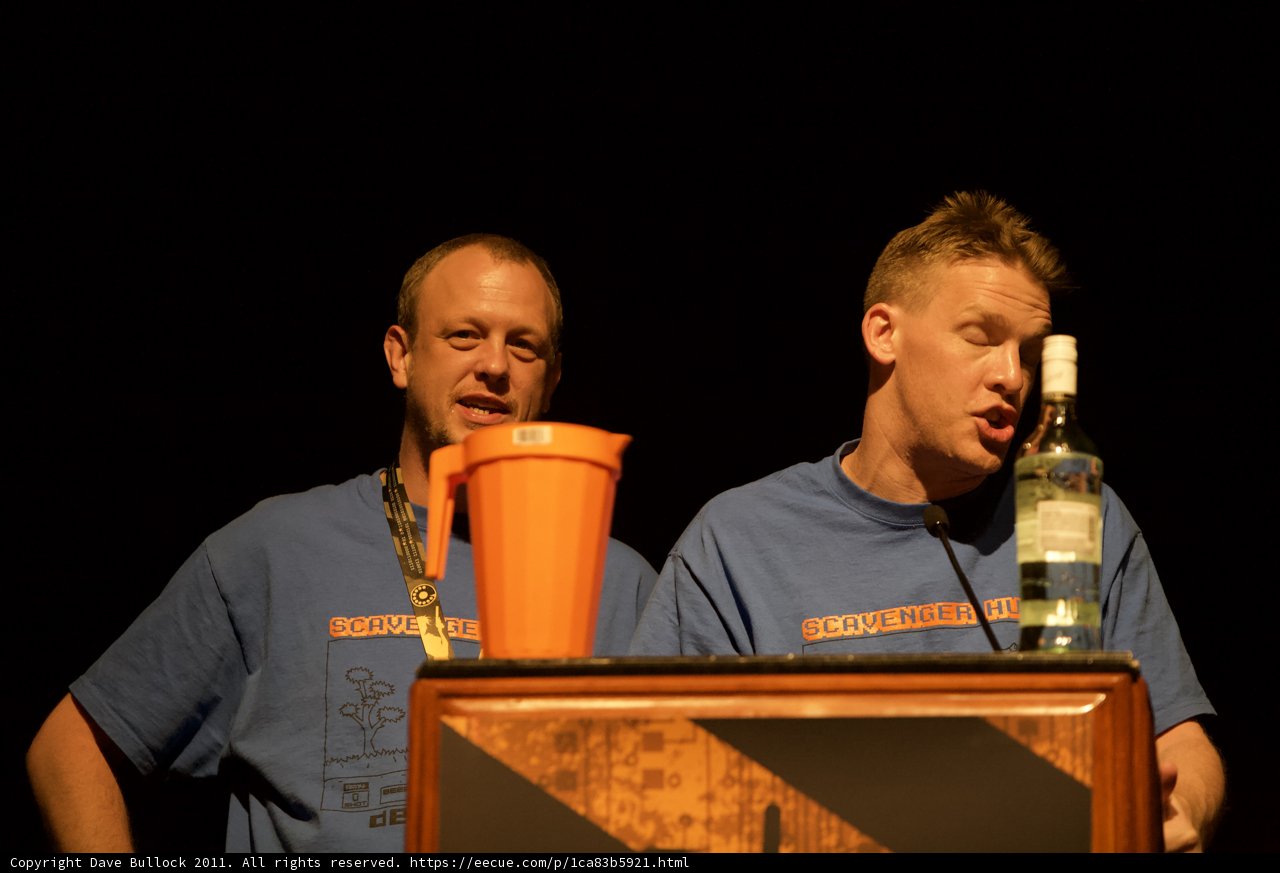 Drinking at the Podium