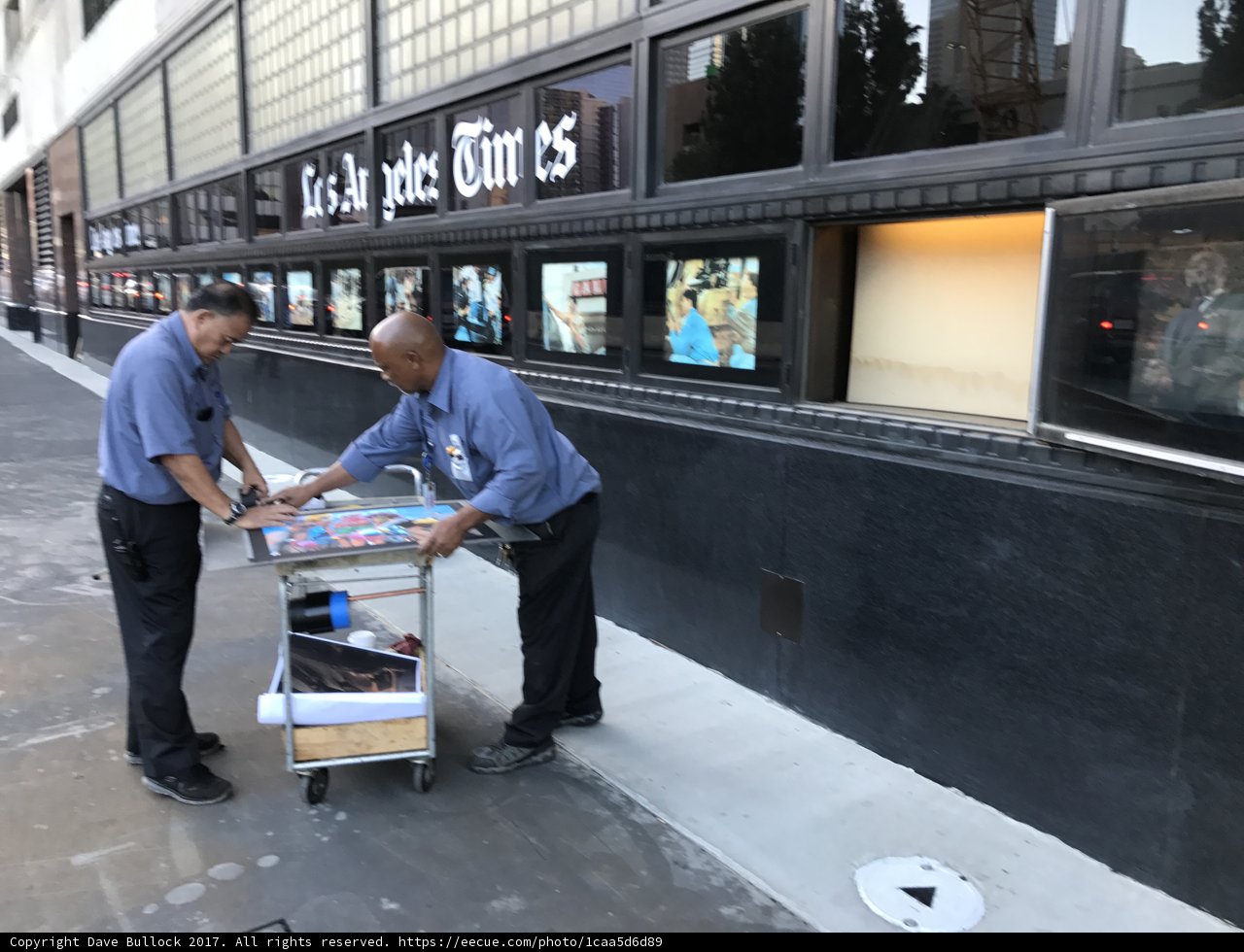 News Cart in Downtown LA