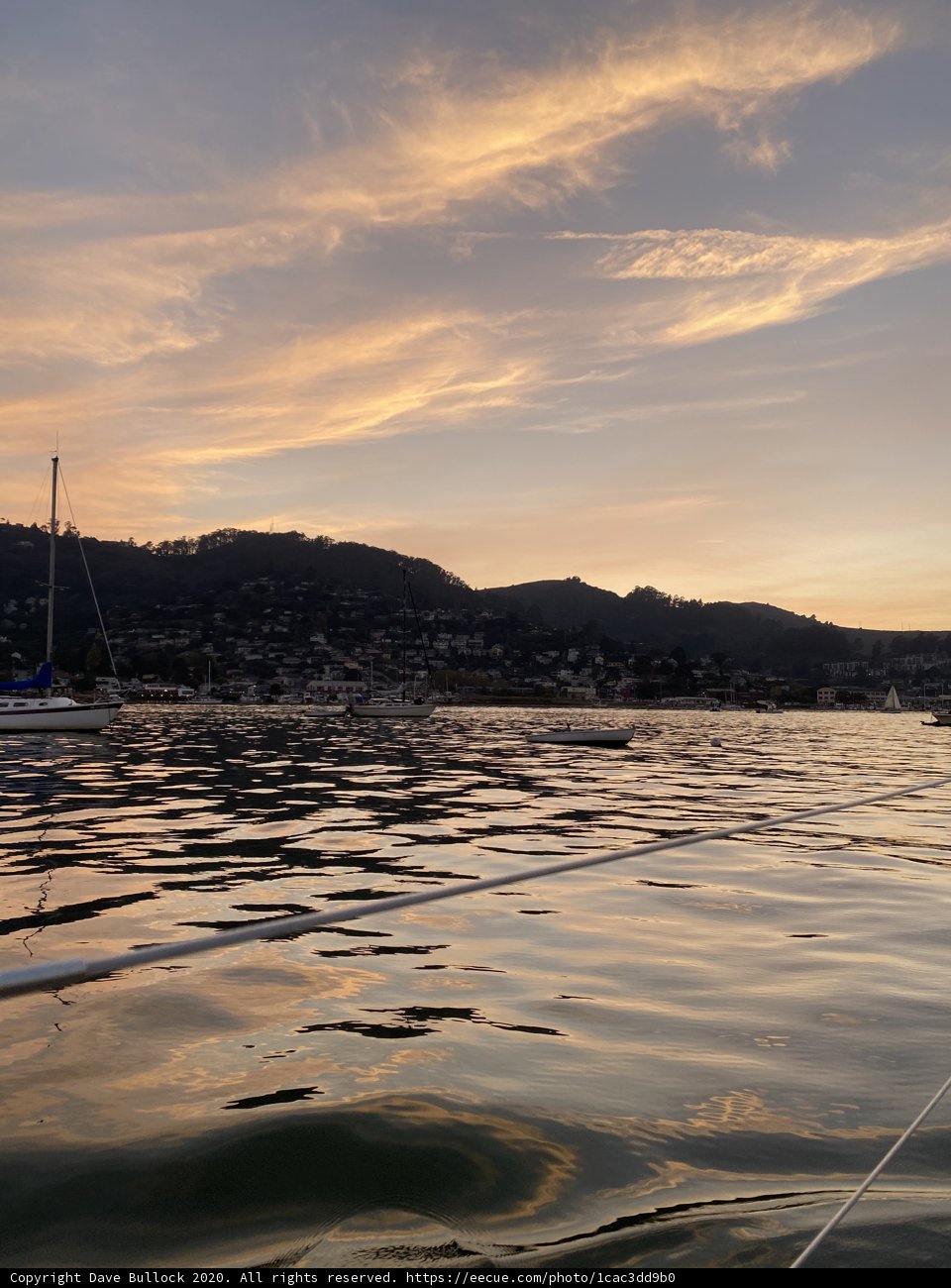 Sailboats at Sunset