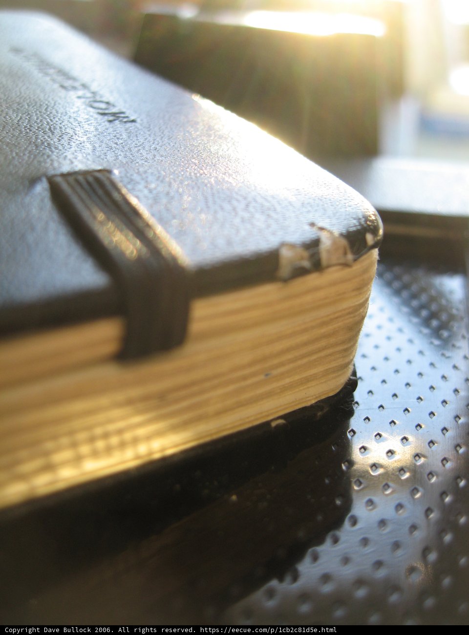 Diary on Wooden Table