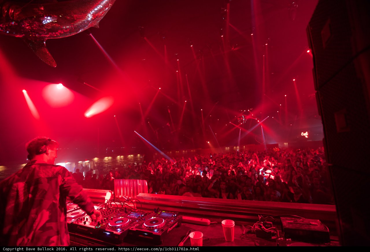 Concert Crowd Goes Wild for DJ