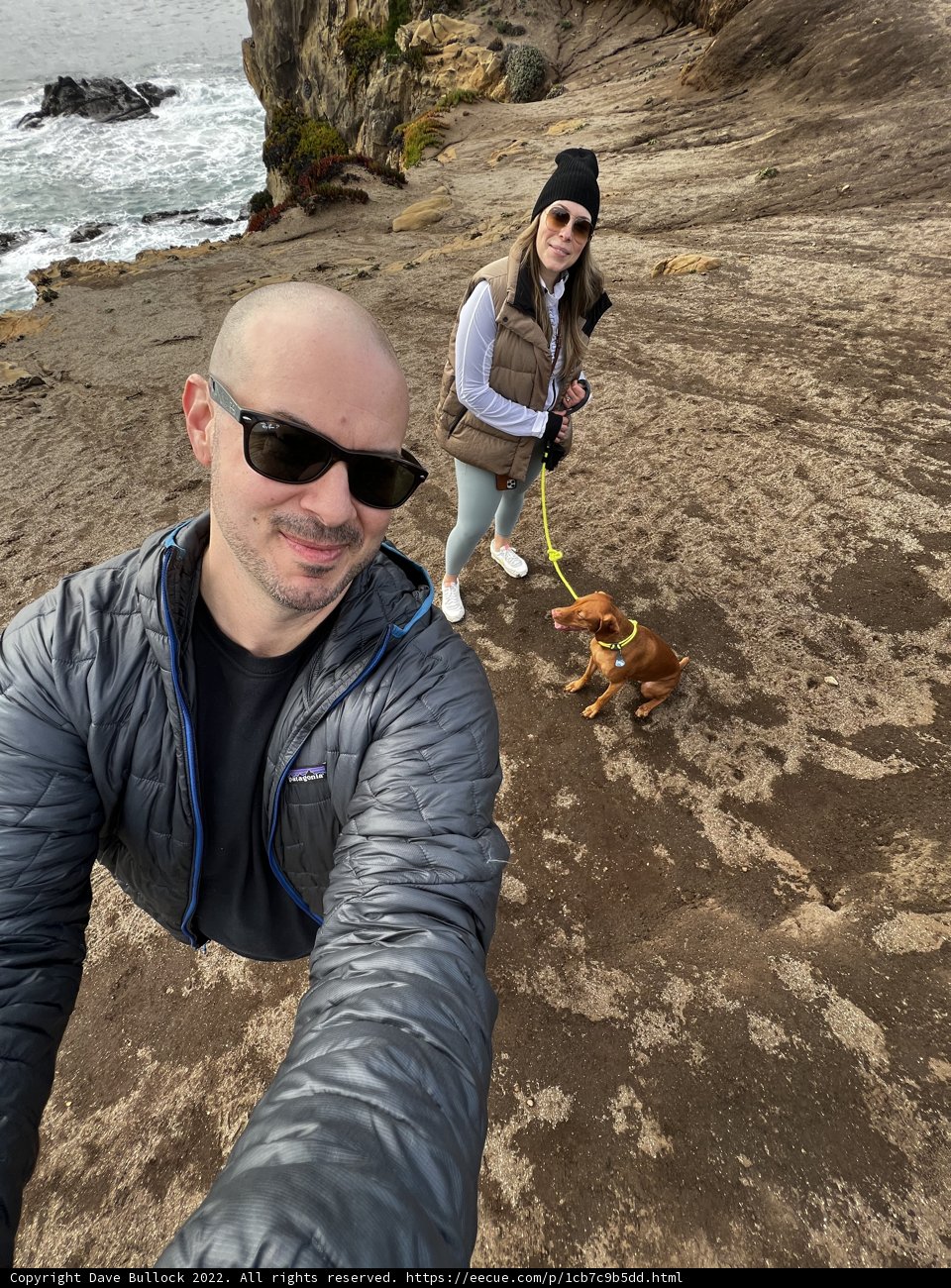 Coastal Selfie with Furry Friend