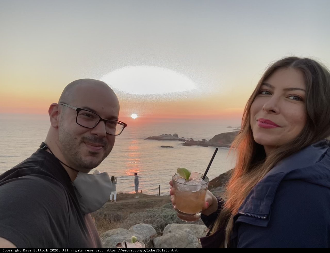 Sunset Selfie by the Ocean