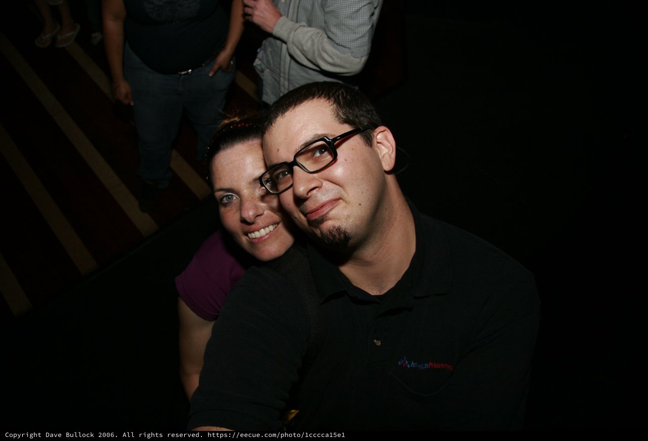 Dave and Penelope Share a Close Moment at Party