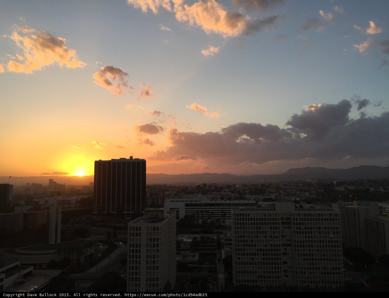 Los Angeles Glows at Sunset