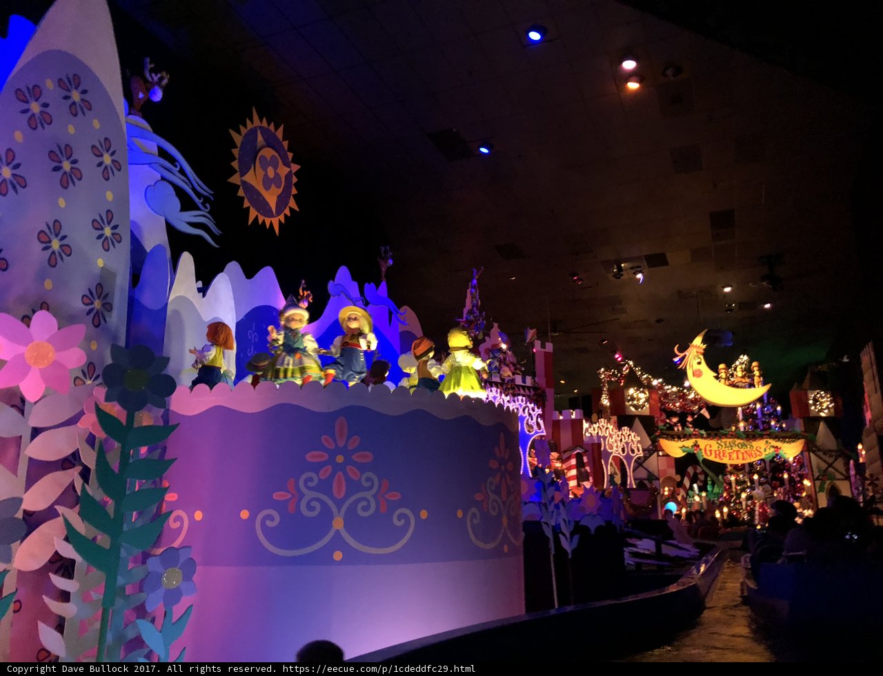 Illuminated Disneyland Holiday Village