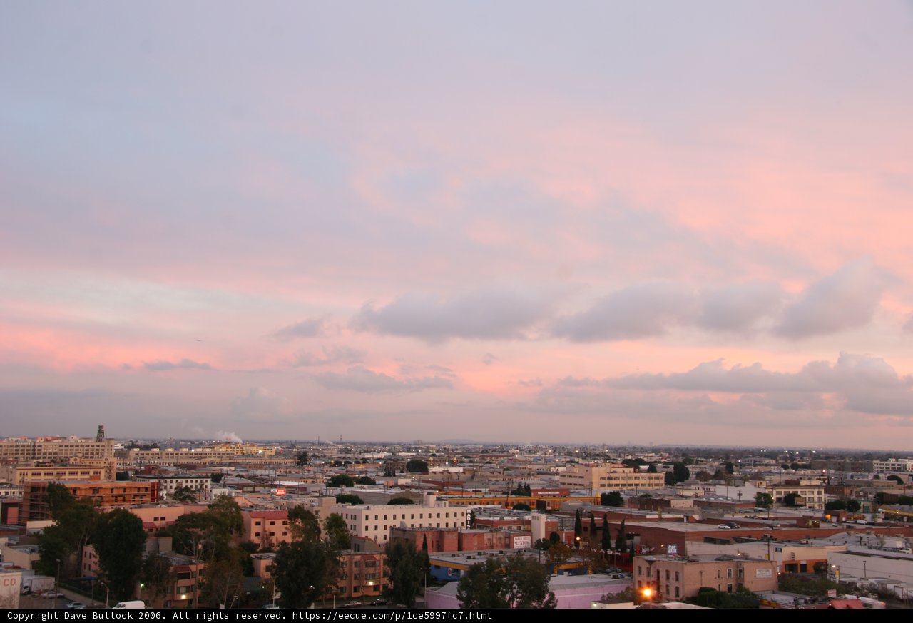 Cityscape at Sunset