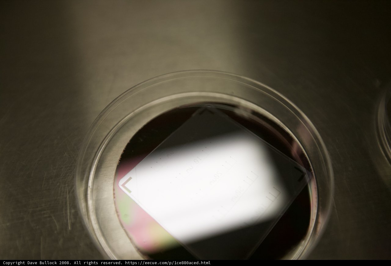 Nanoscopic Hole on Glass Dish