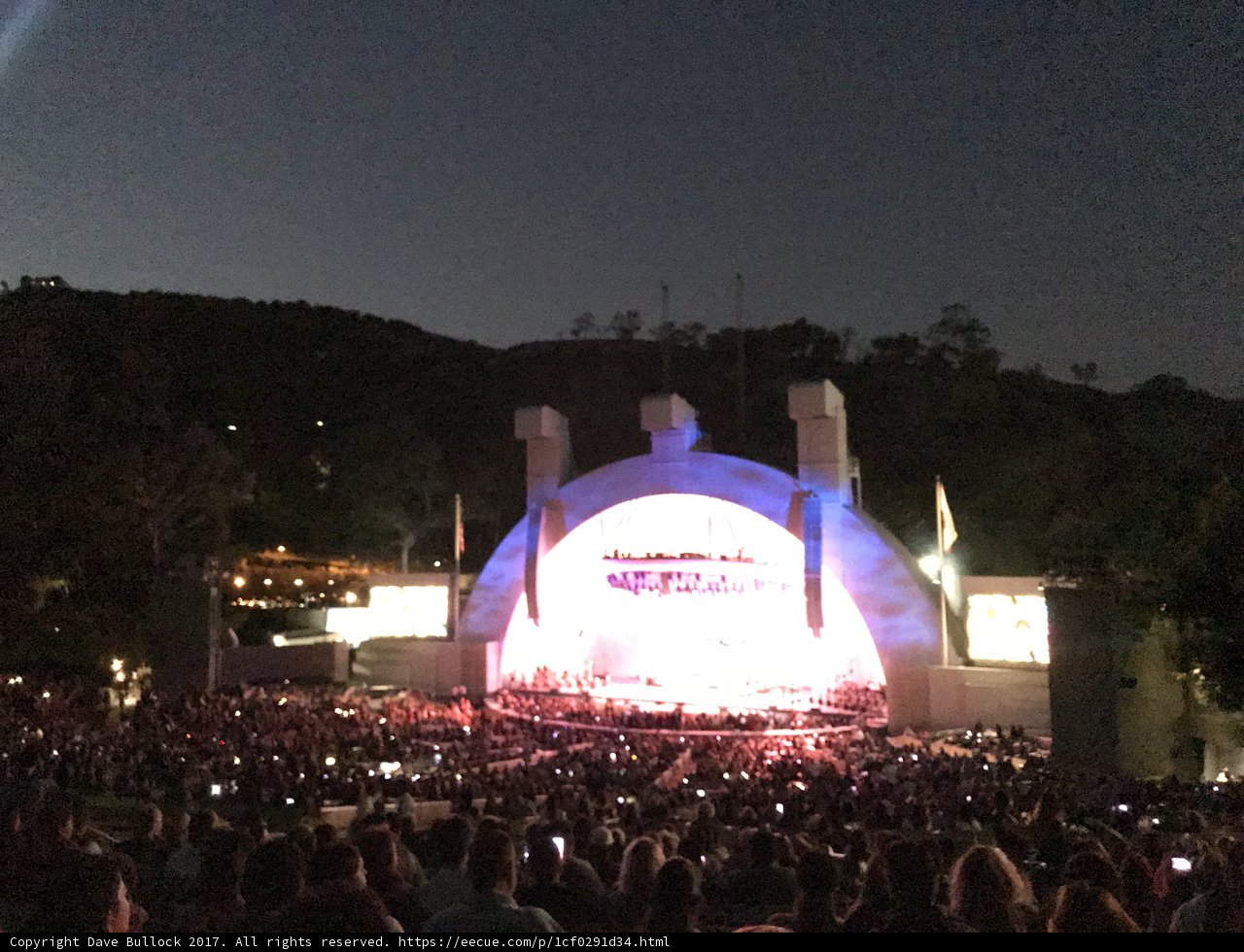 Concertgoers Take Over the Hill