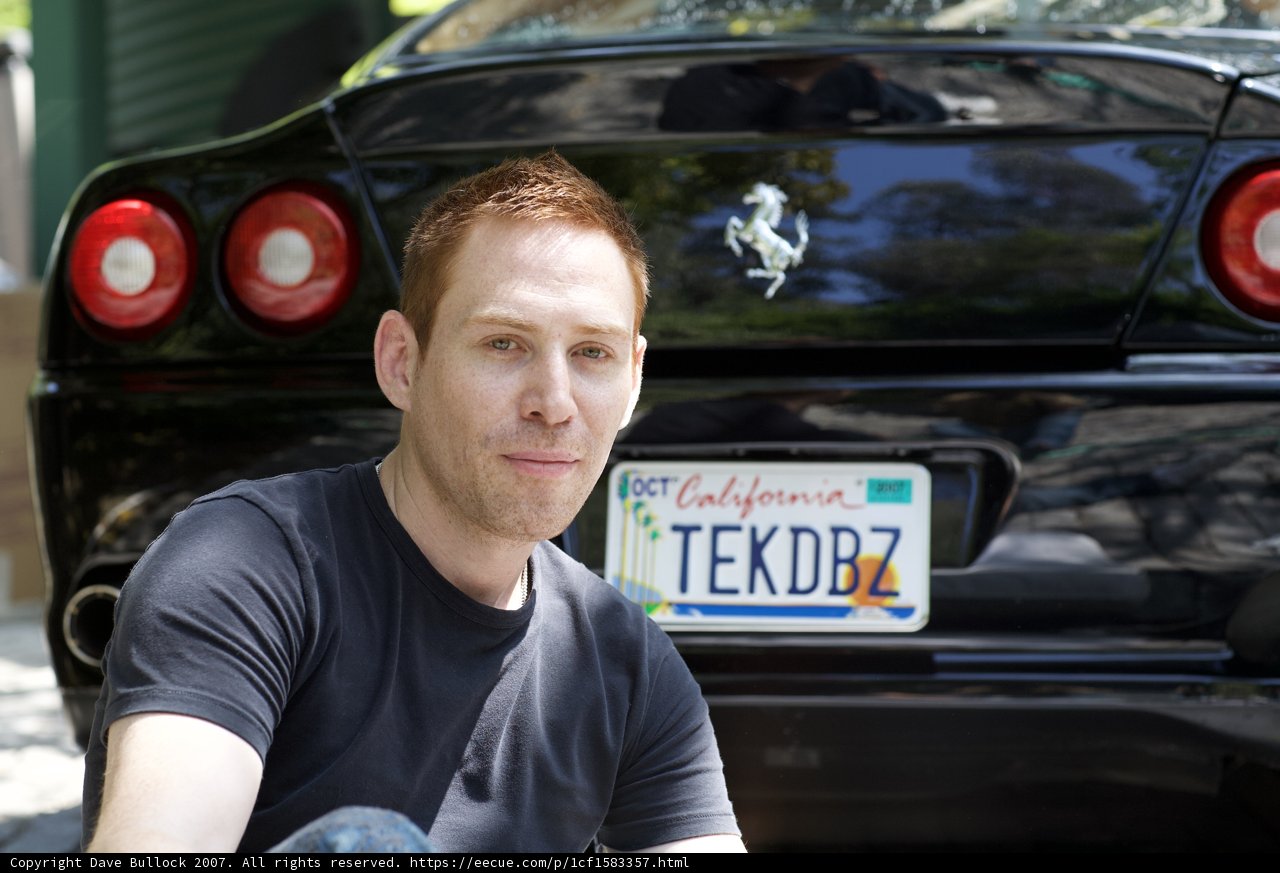 Black Sports Car Enthusiast
