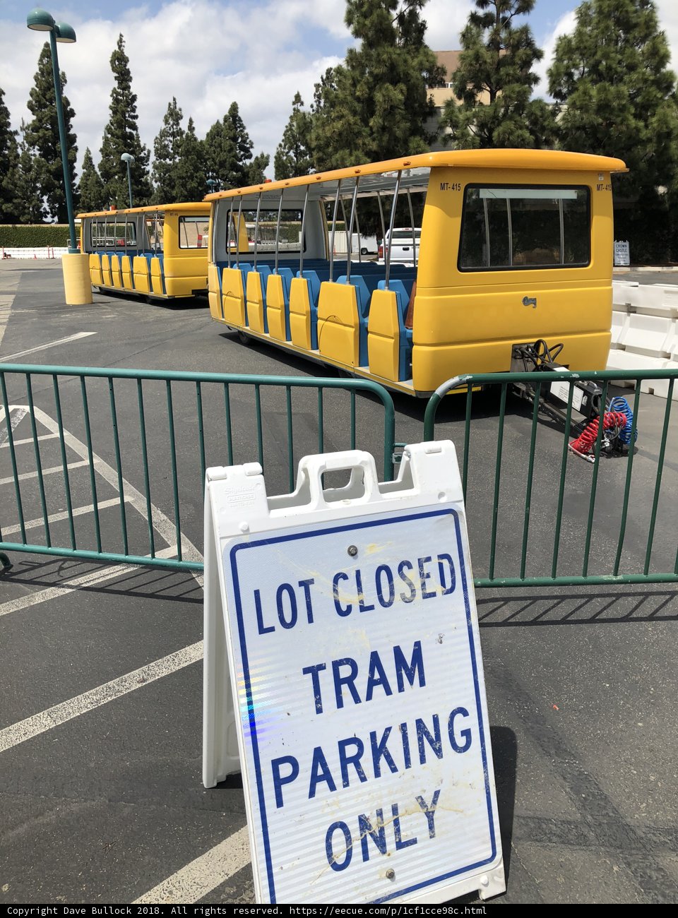 Tram Parking Only