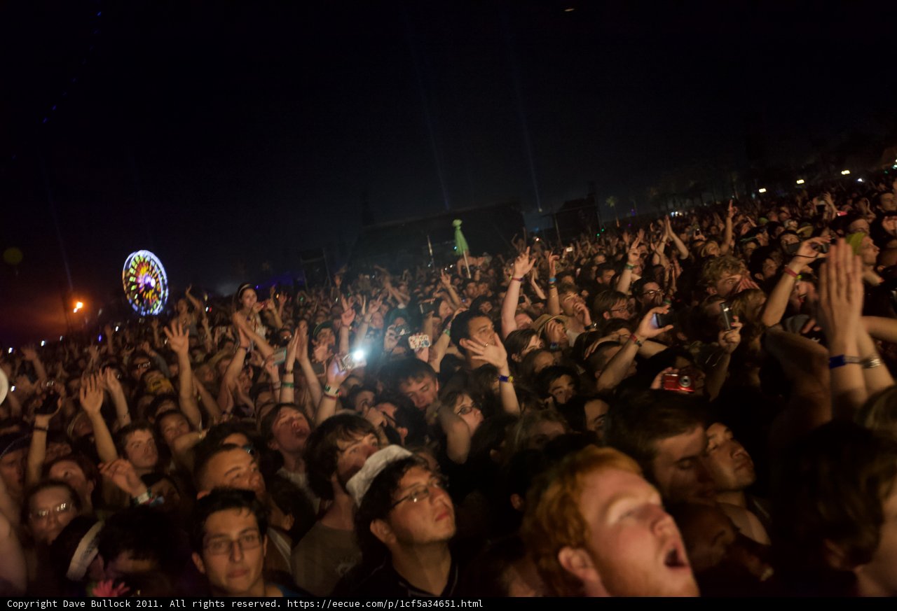Hands Up at Coachella Music Festival