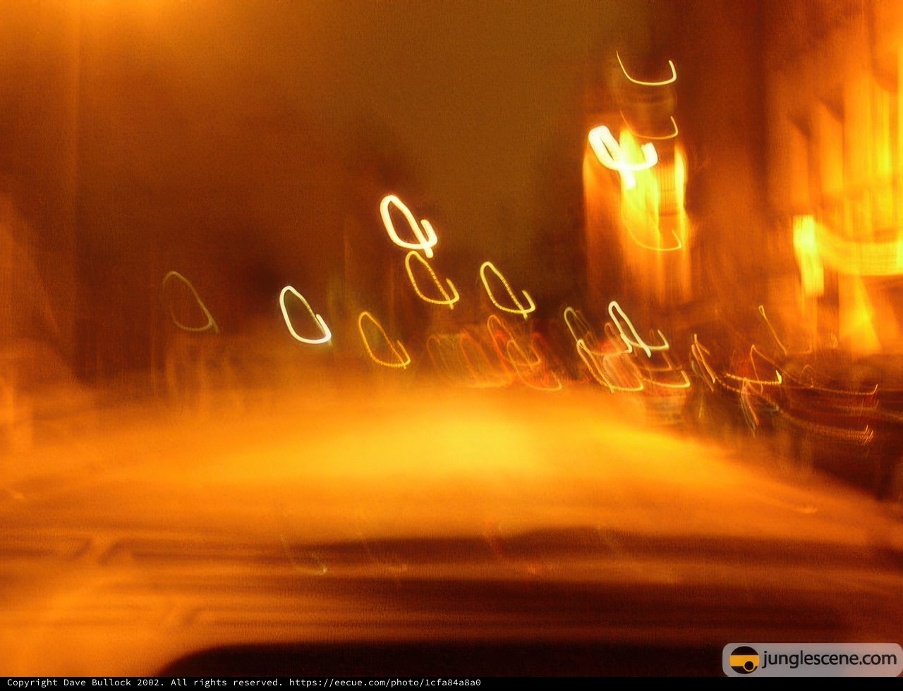 Blurred Urban Lights