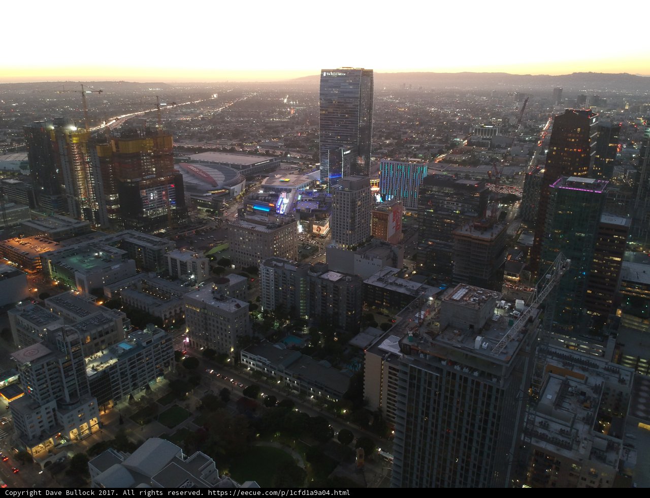 Dusk over the City of Angels