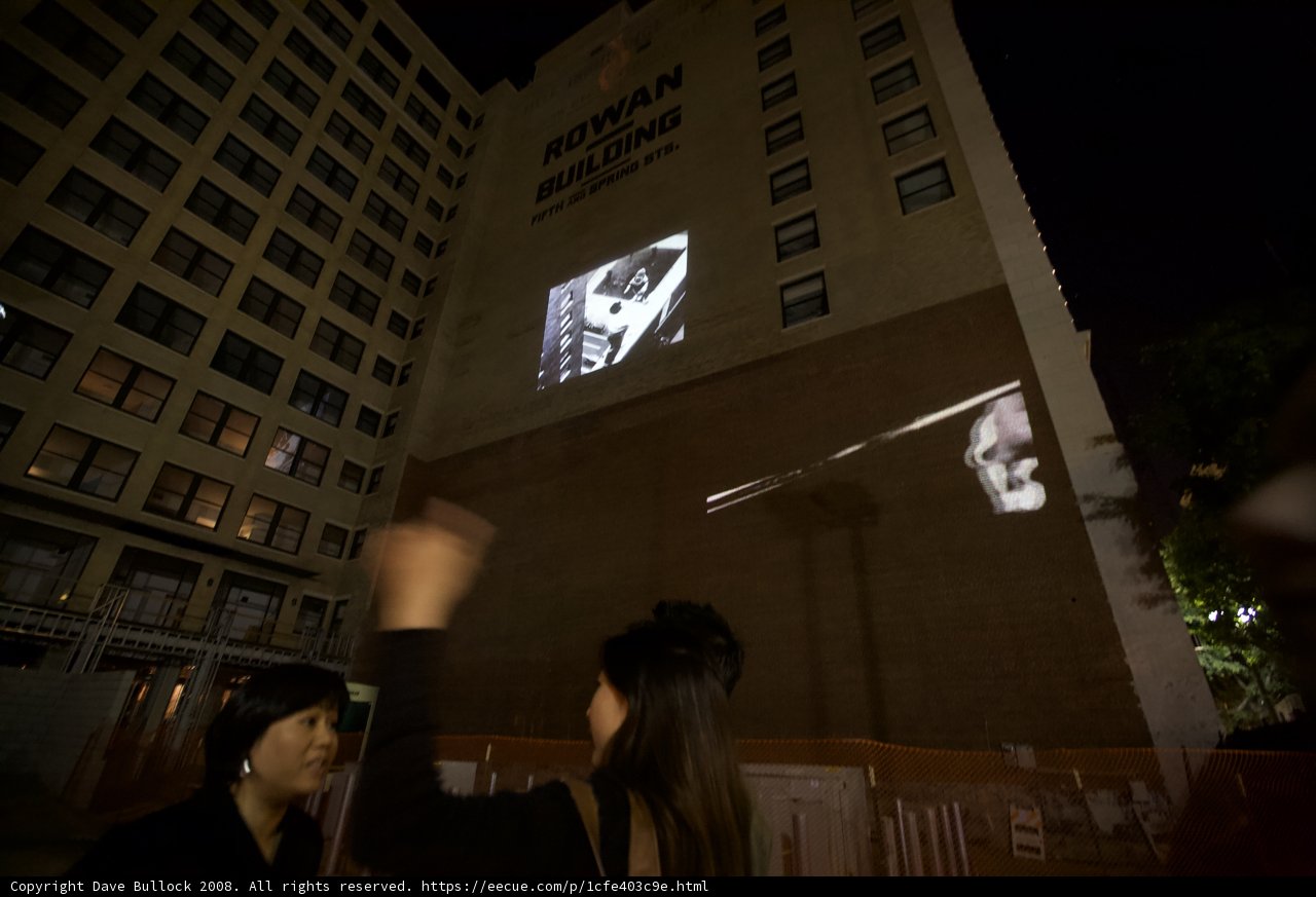 Movie Magic in the Urban Night Sky