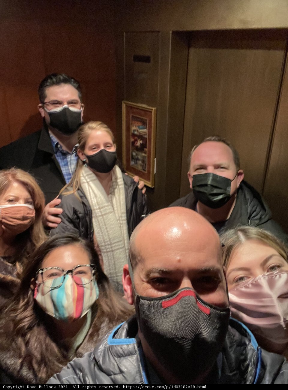 Masked Elevator Ride