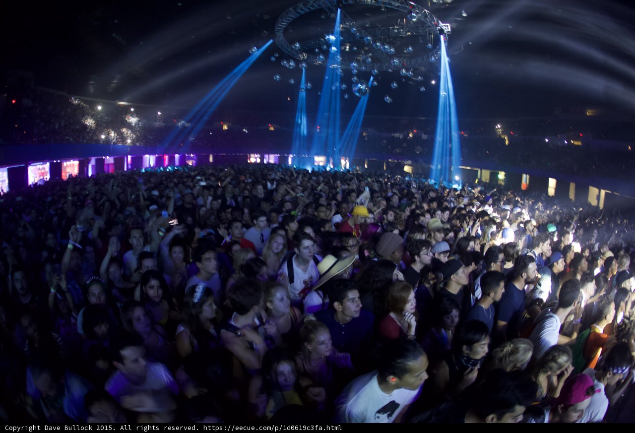 Crowd with Yellow Shirt