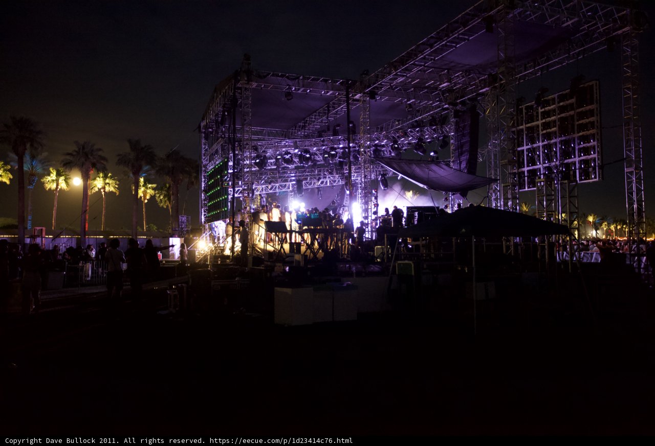 Night Lights and Concert Crowds