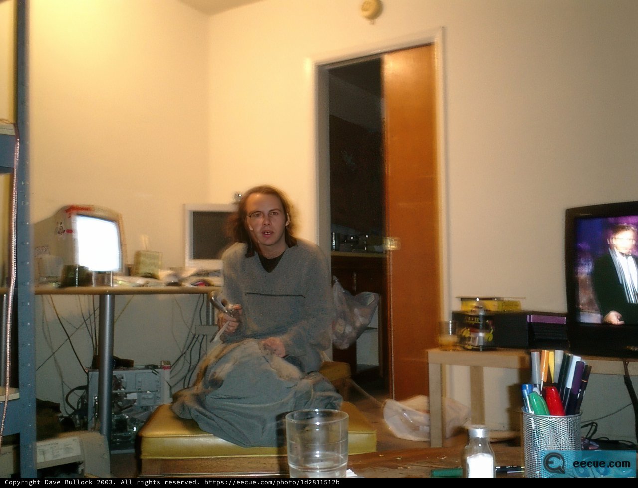 Man in Mid-Action