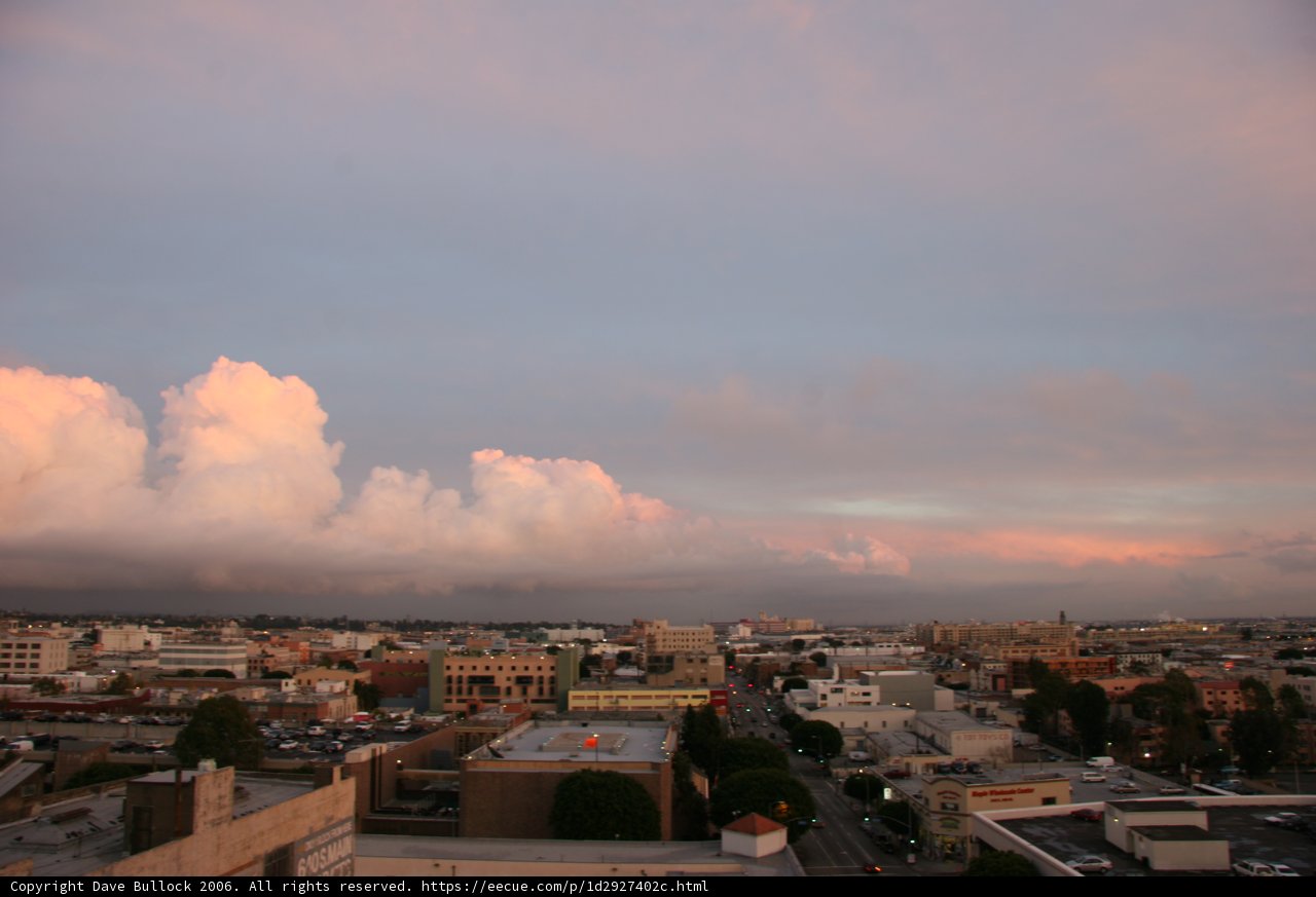 Cityscape at Sunset from Roof Loft