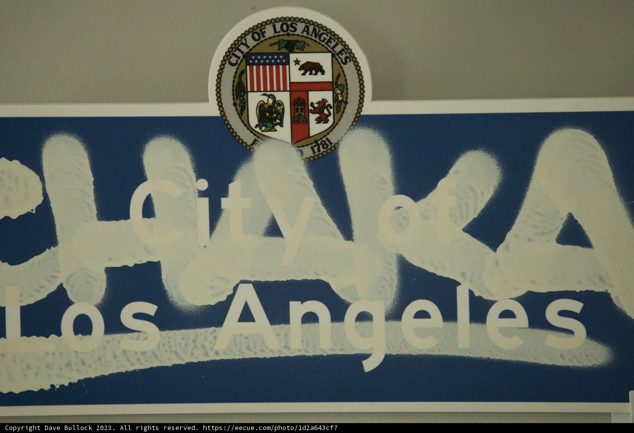 Graffiti Takes on Landmarks: Chaka Los Angeles Sign