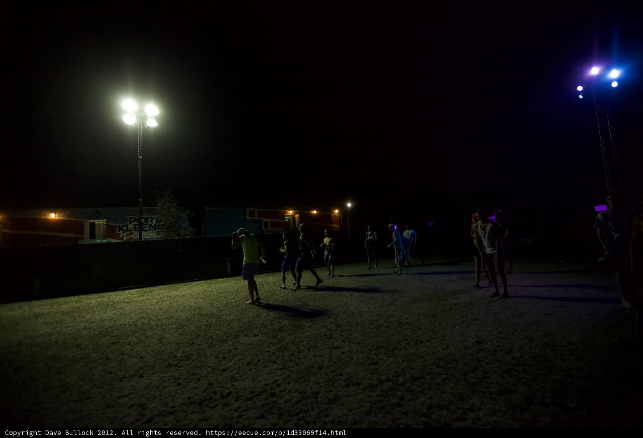 Night Soccer Match Under the Stadium Lights