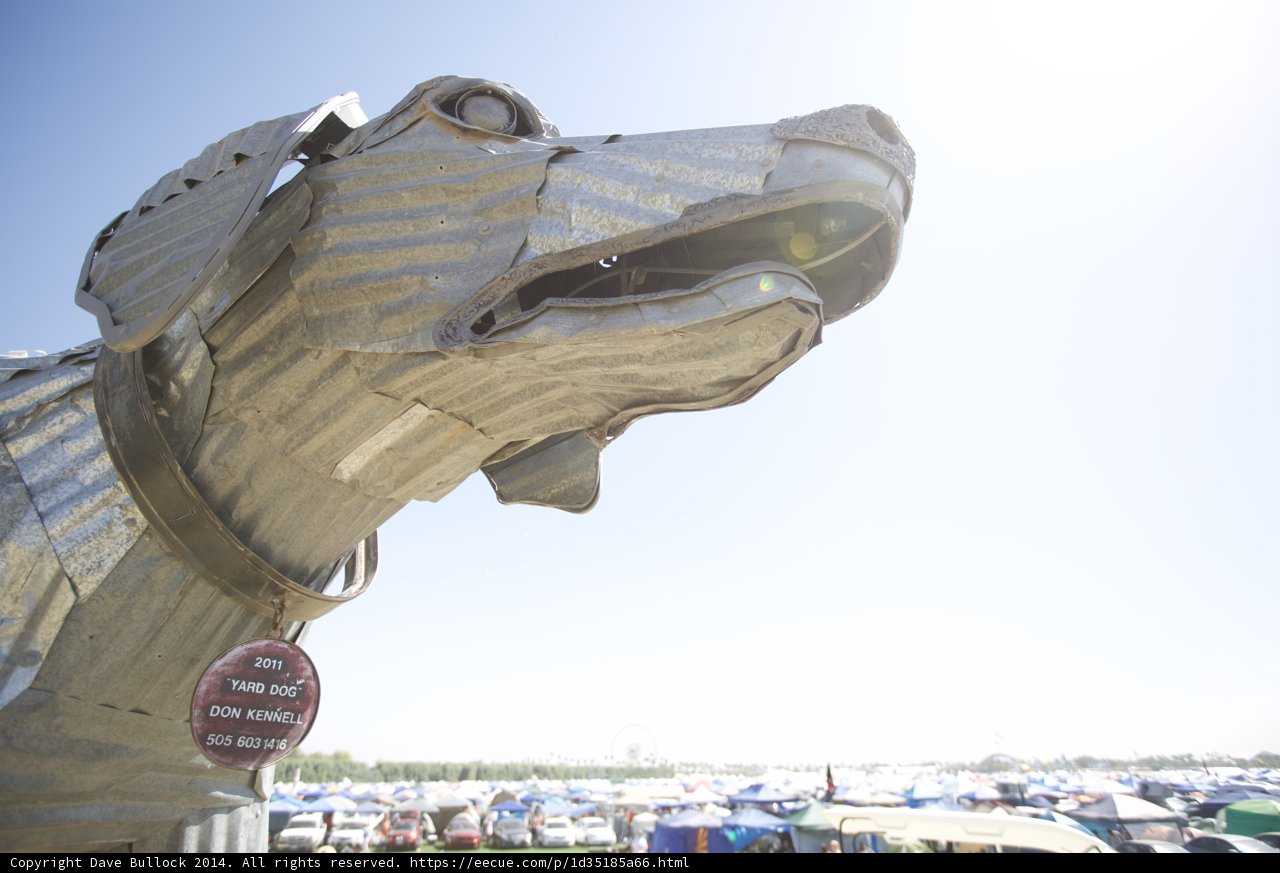 Metal T-Rex at Empire Polo Club