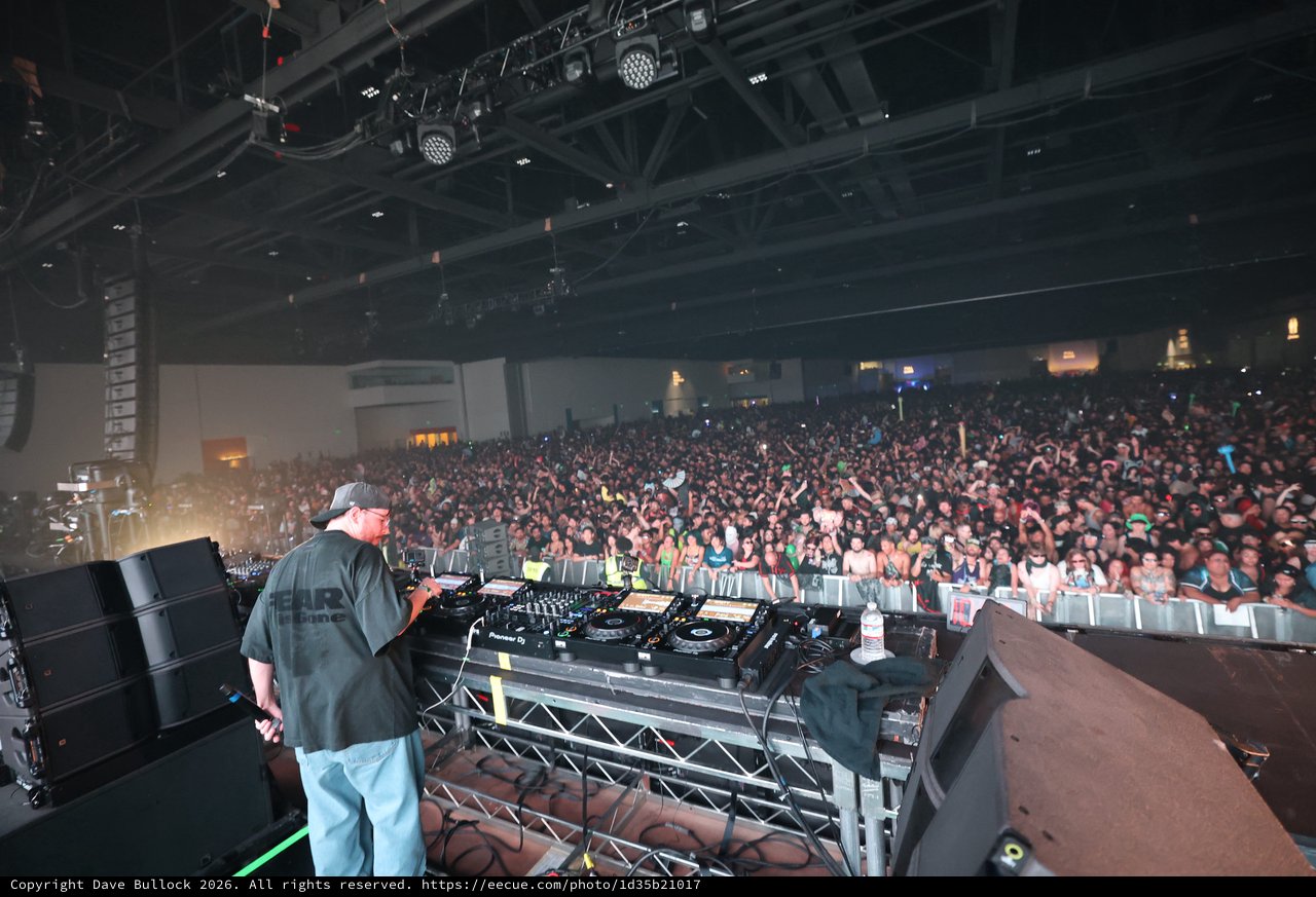 DJ Commanding Massive Crowd at Wobbleland Festival 2026