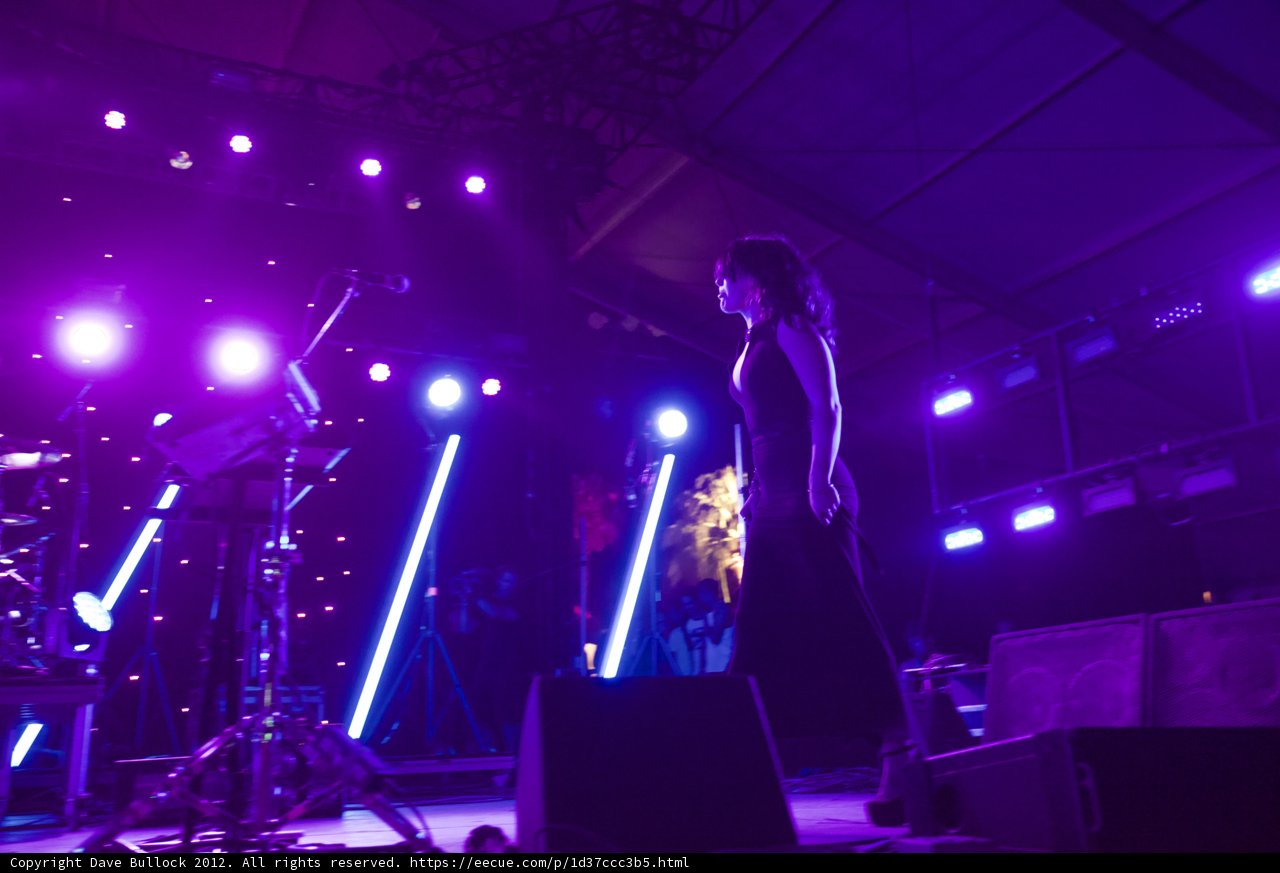 Purple Hues on Stage