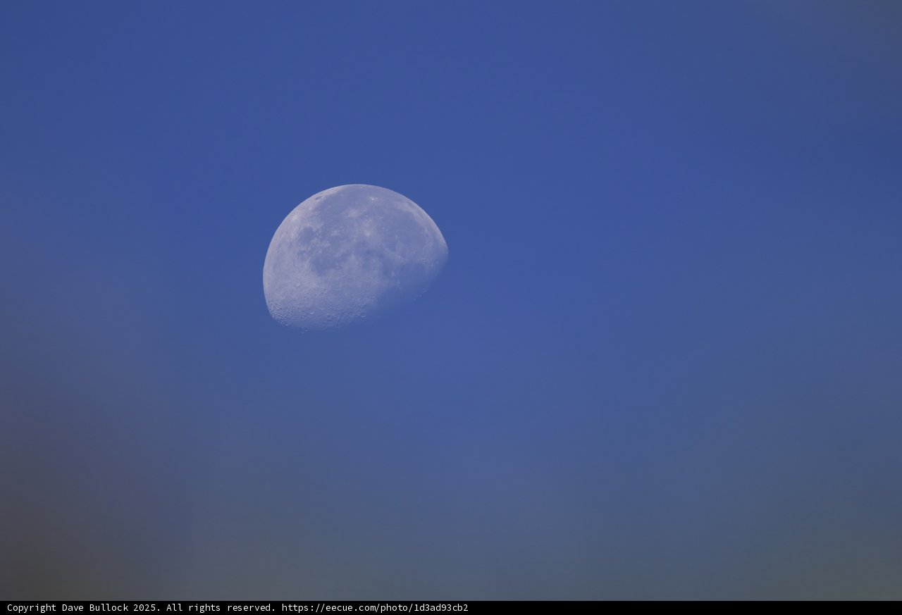 Serenity of the Daytime Moon