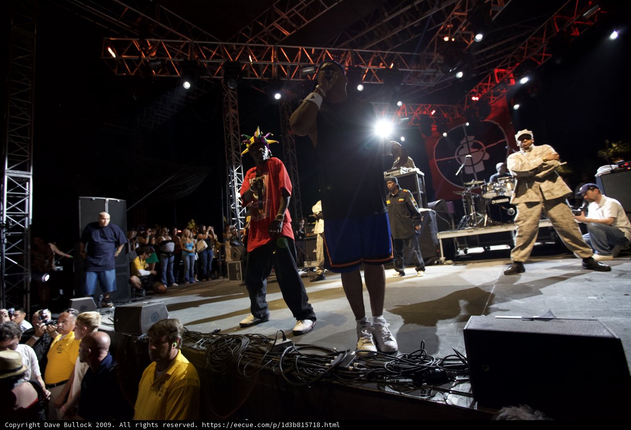 Professor Griff and the Crowd Rock Coachella 2009