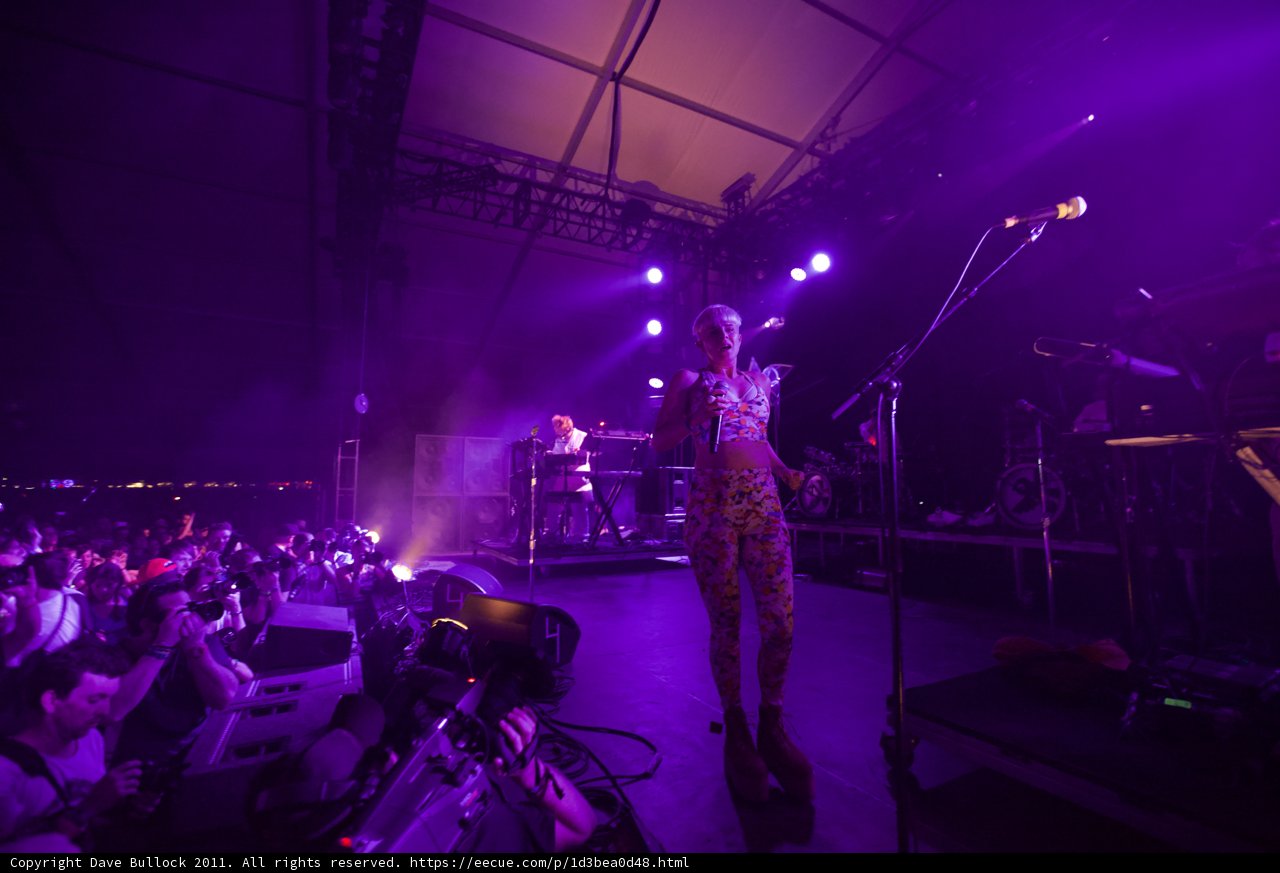 Robyn Rocks Coachella Stage