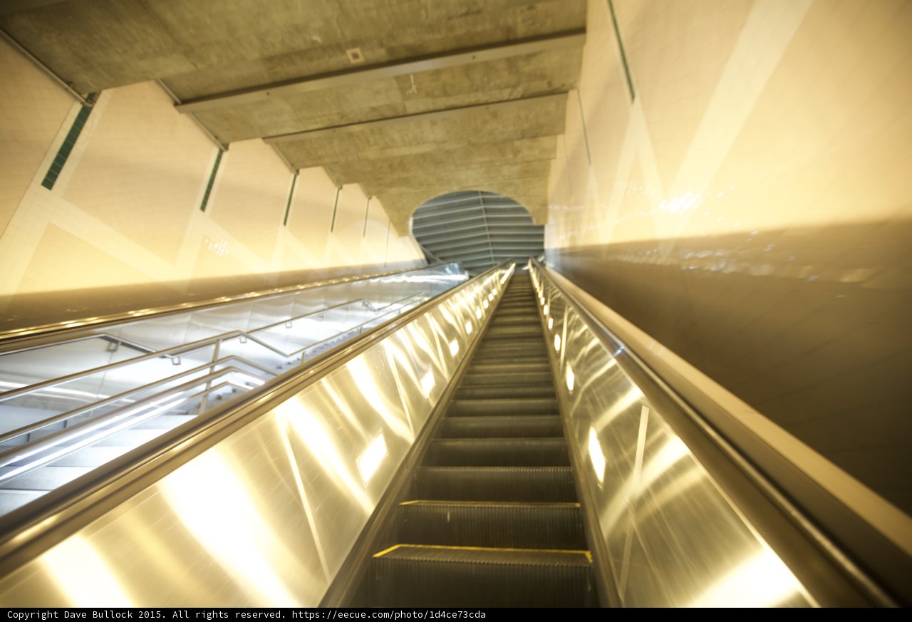 Metro Escalator Perspective