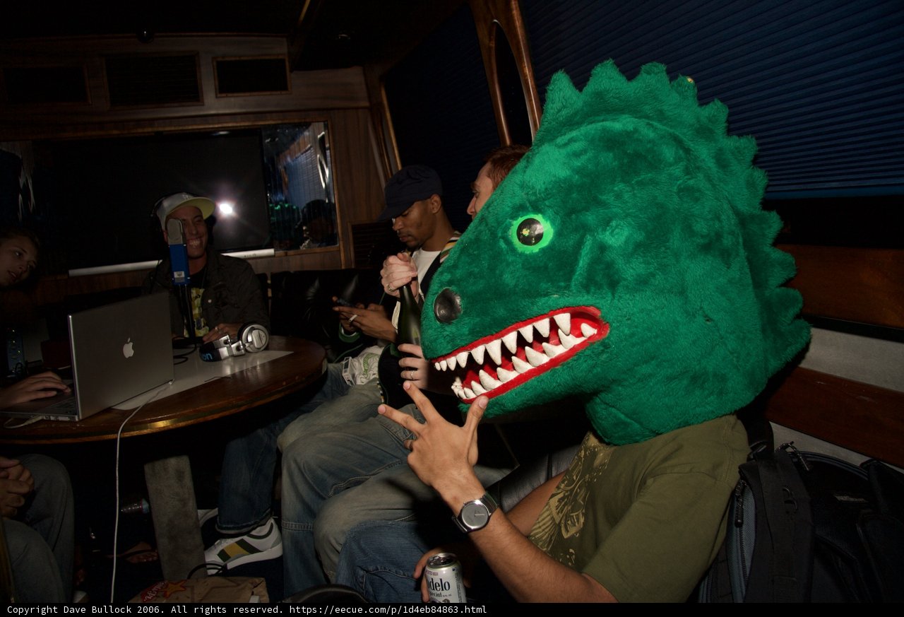 Dinosaur Mascot in Techland