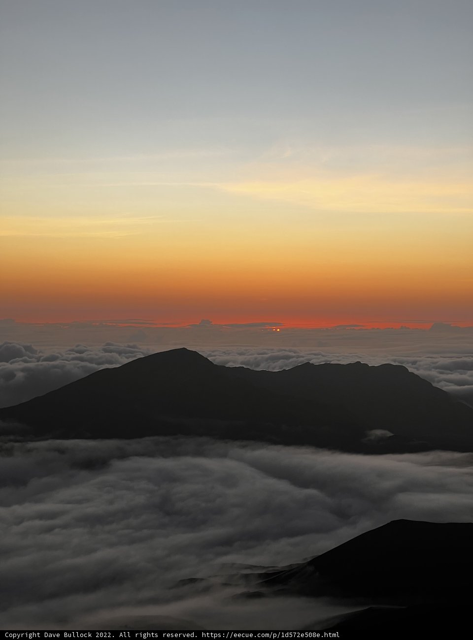 Above the Clouds at Mauna Kea Summit