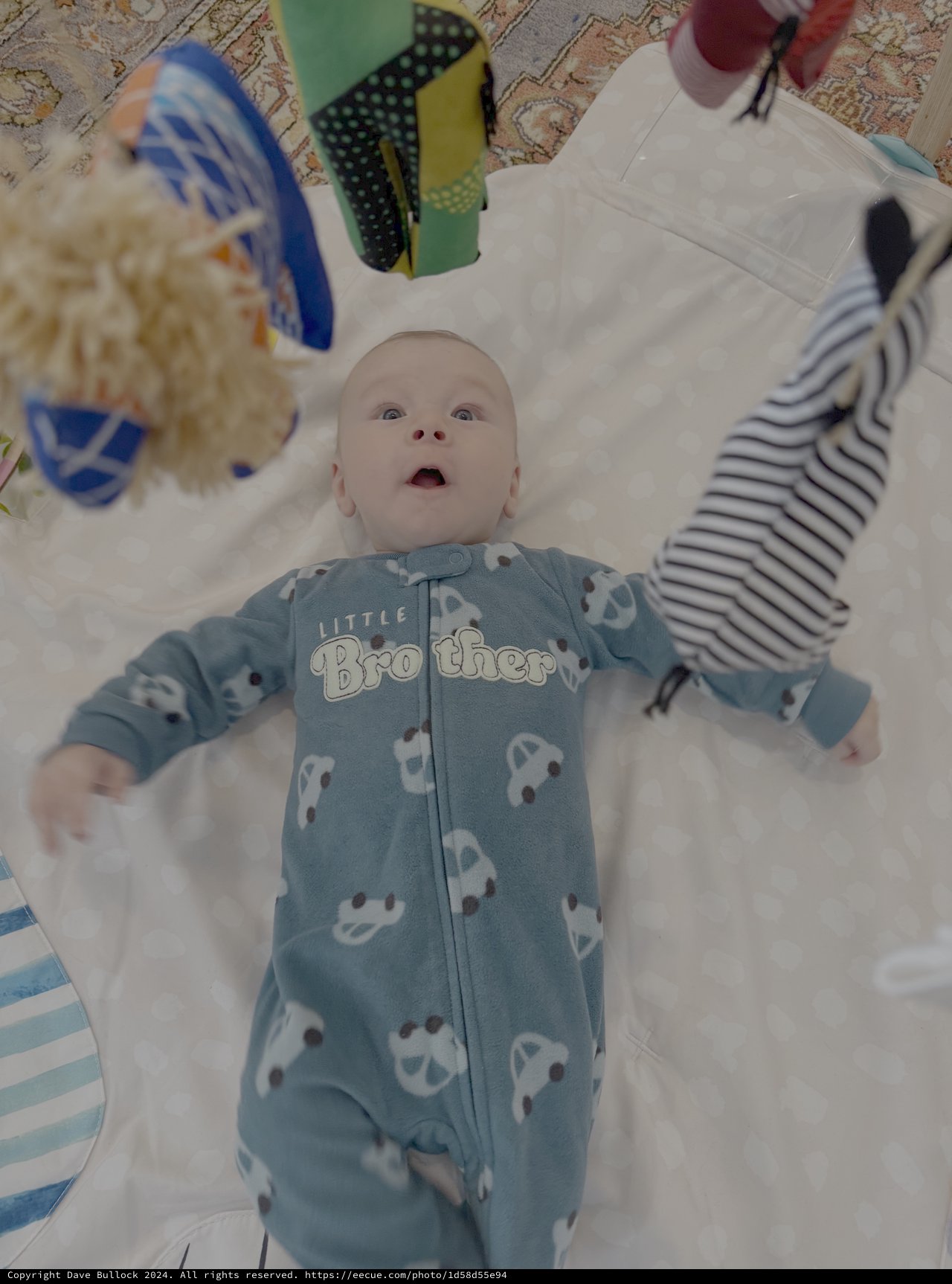 Baby Boy in Little Brother Pajamas