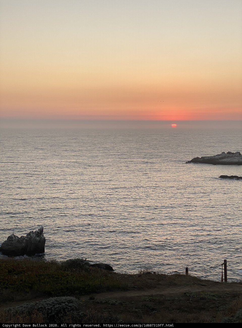 Tranquil Sunset at Jenner Lighthouse