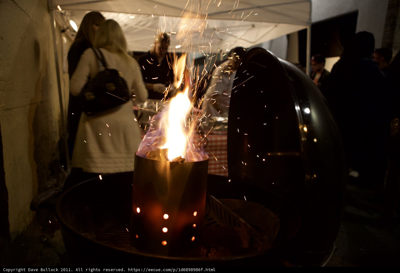 Grilling up a Flames at the 2011 Plata Wine Party
