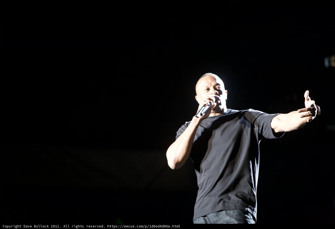 Dr. Dre Rocks the Mic at Coachella 2012